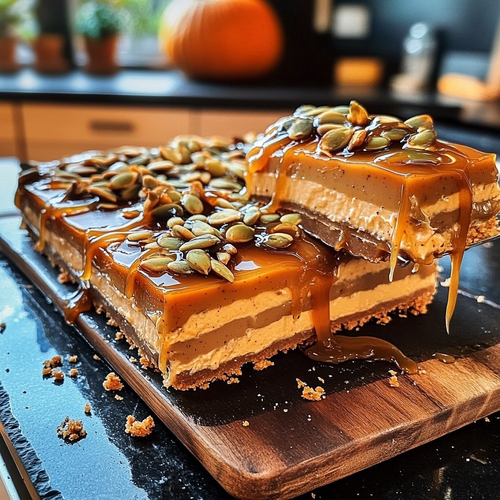 Ultimativer Kürbis-Karamell-Käsekuchen