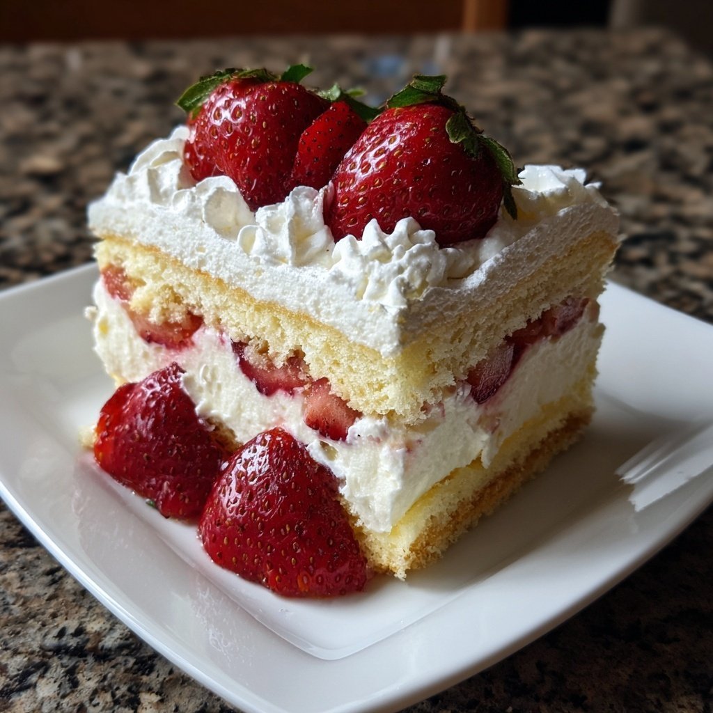 Erdbeer Schicht Dessert Mit Joghurt