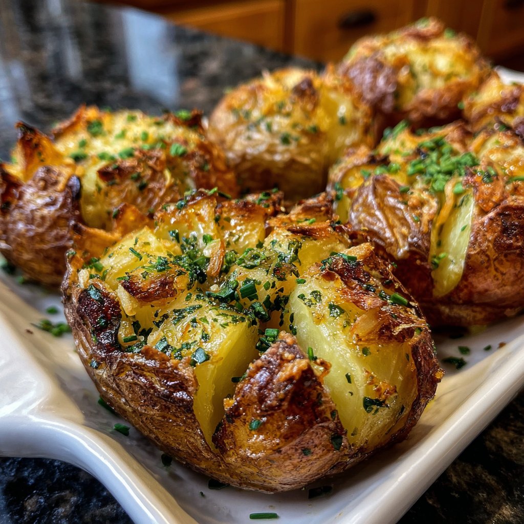 Ofenkartoffeln mit Knoblauch