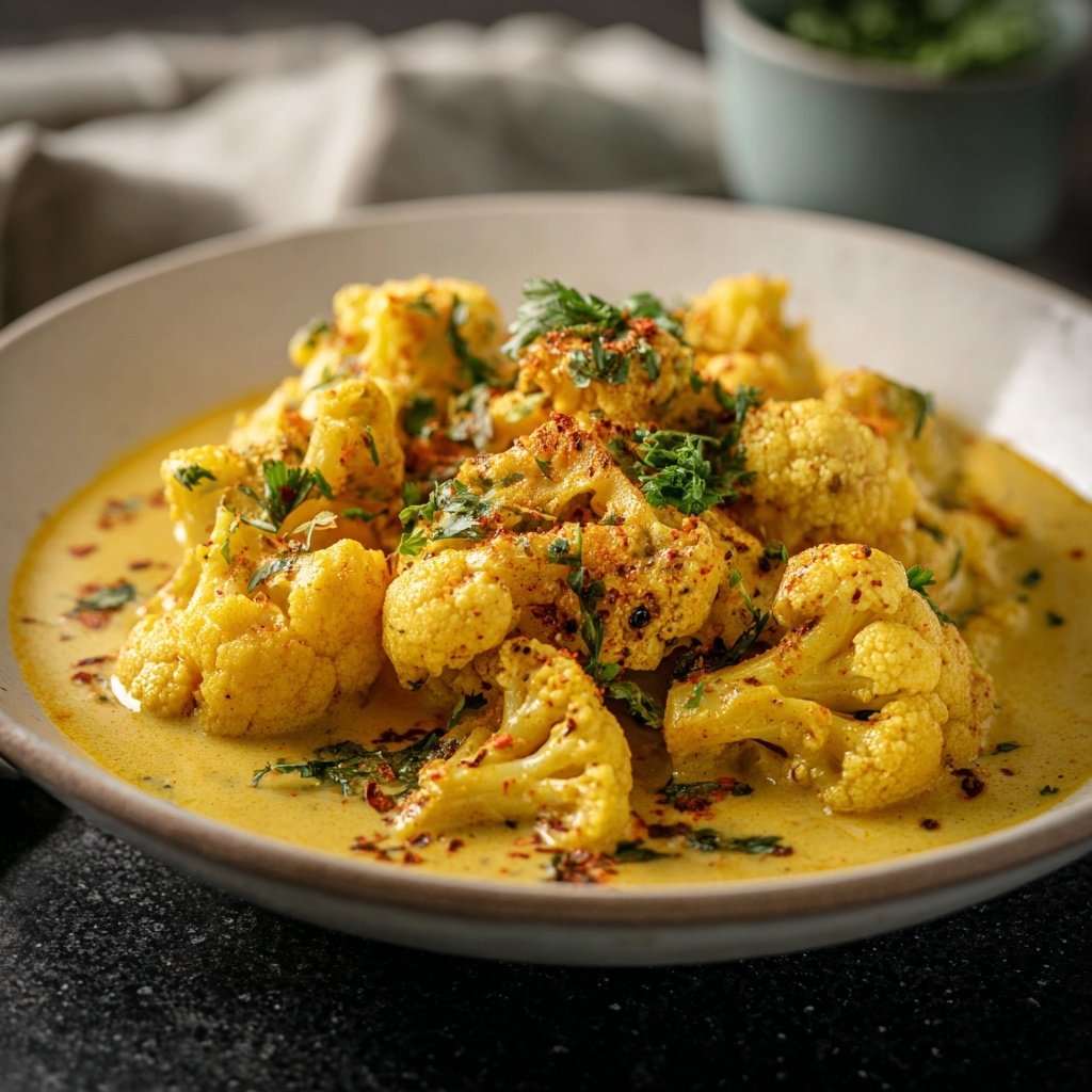 Blumenkohl Curry Mit Kokosmilch