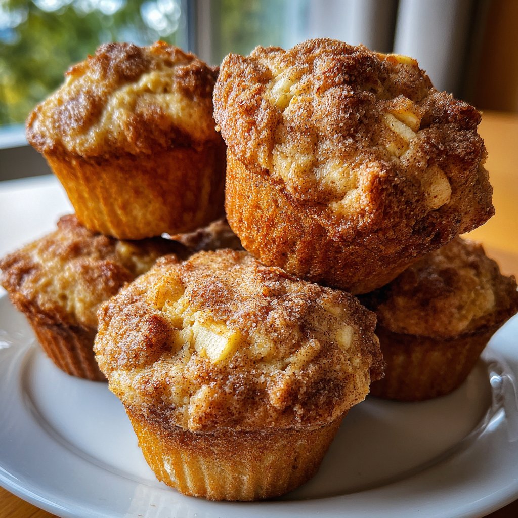 Muffins mit Apfel und Zimt
