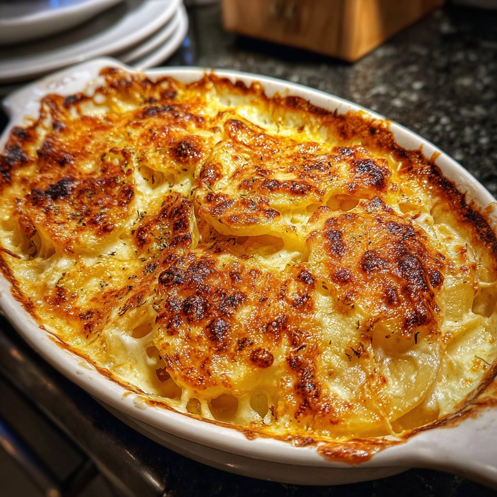 Kartoffelgratin mit Sahne