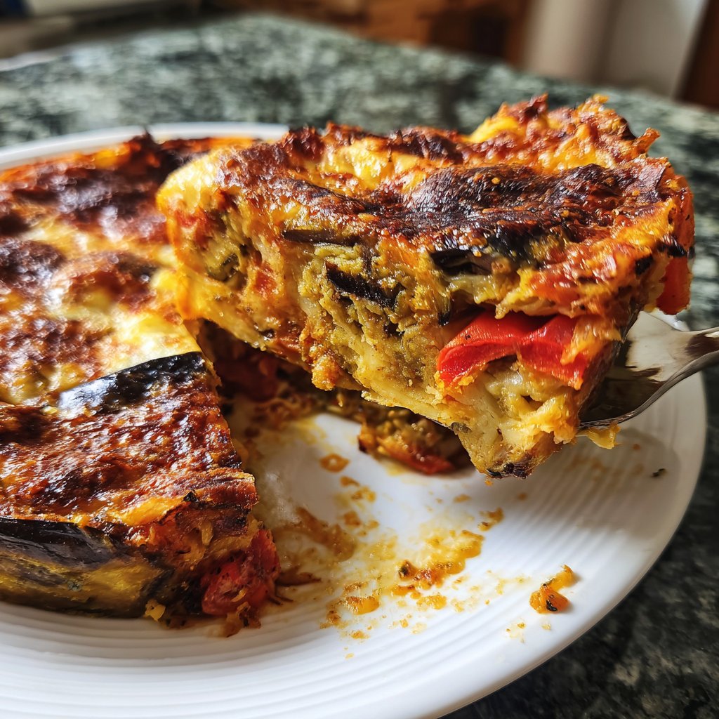 Gemüseauflauf mit Aubergine