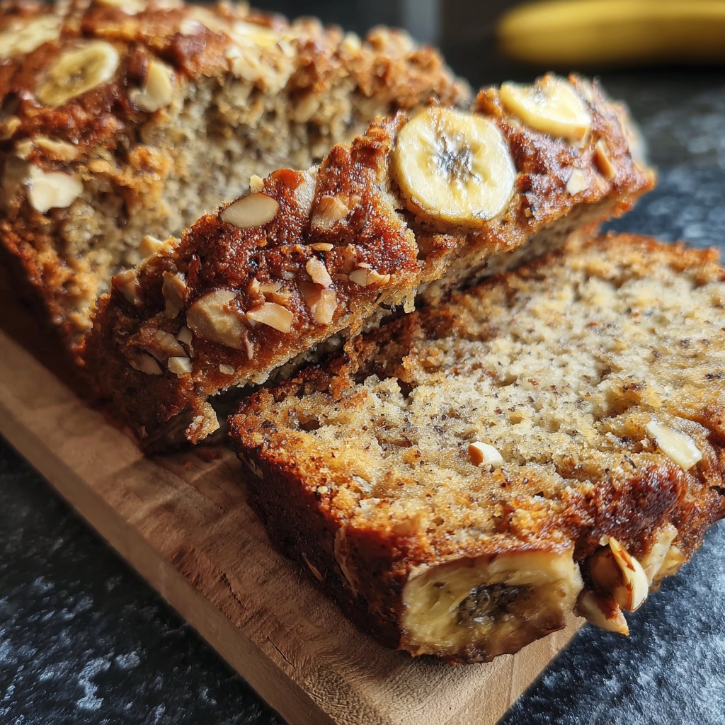 Bananenbrot mit Mandelmehl