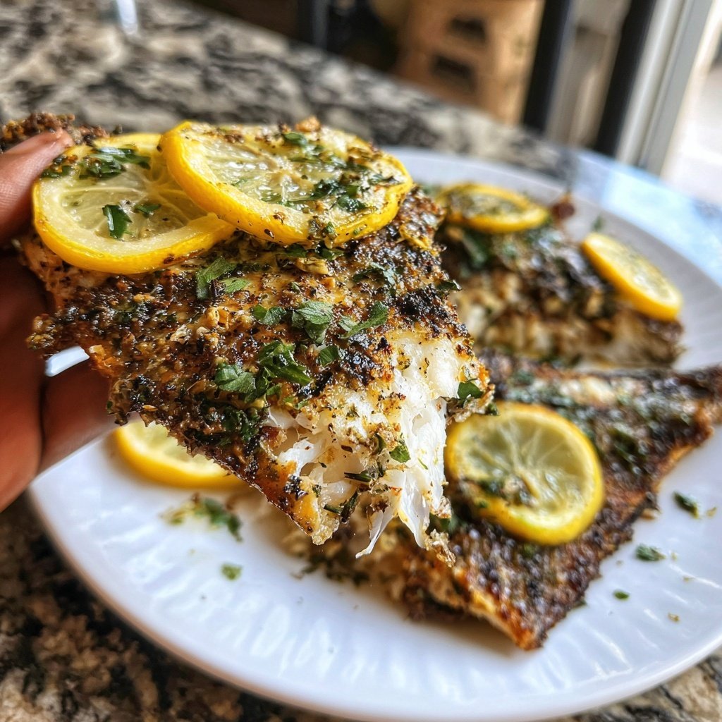 Gesund & Leicht Zitronen-Gegrillter Fisch