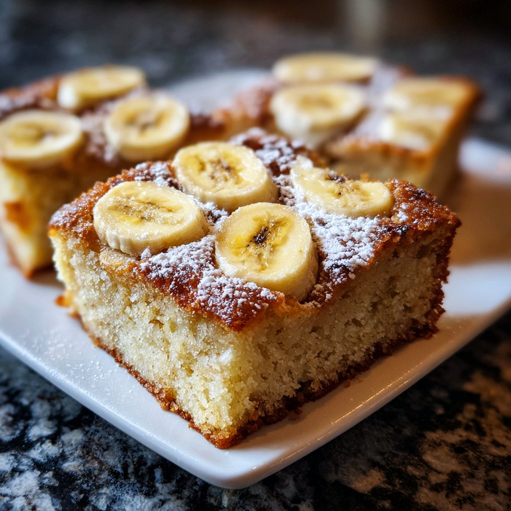 Bananenkuchen vom Blech